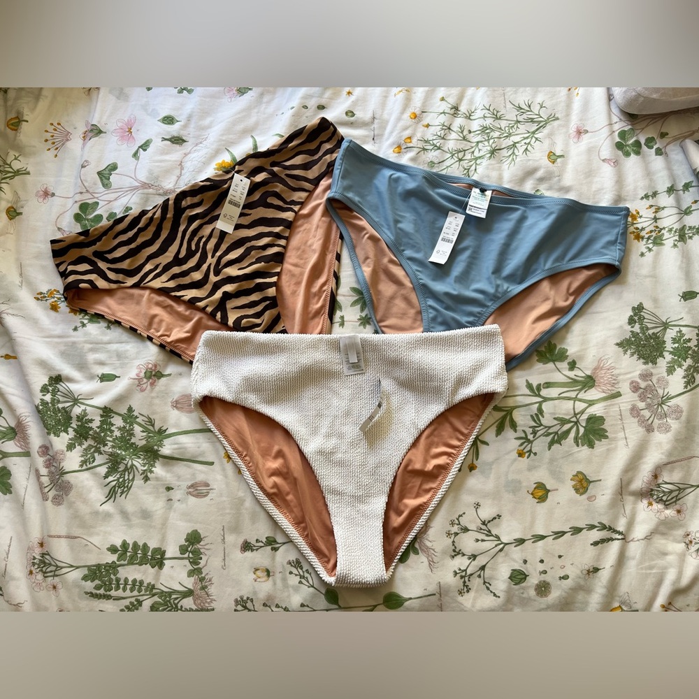 NWT J.Crew Bathingsuit Bottom Bundle 2XL